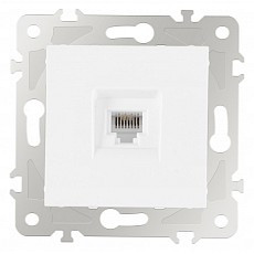 Розетка телефонная rj-11 без рамки arte milano am-203 203.51-1.white